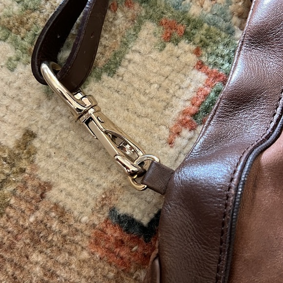 Lamb by Gwen Stefani Purse Notting Hill Leather Handbag Satchel Crossbody Brown - Picture 6 of 12